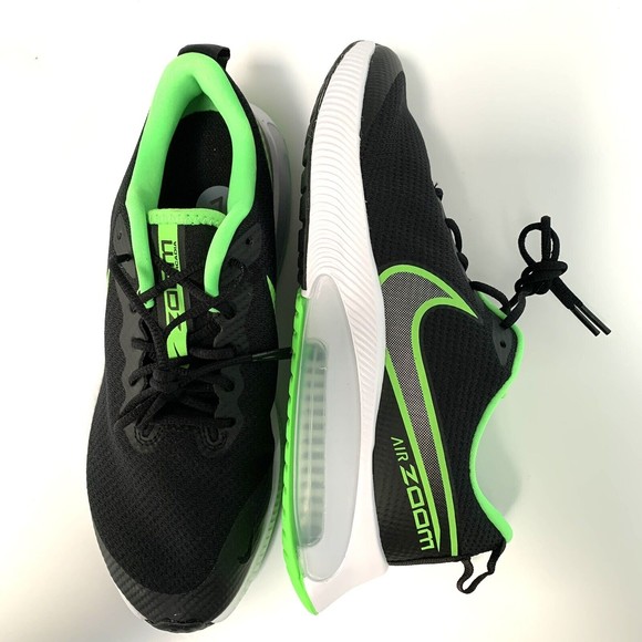 Nike Other - Nike Air Zoom Arcadia Low-Top Running Shoes Black/Green GS CK0715-020 Size 7Y